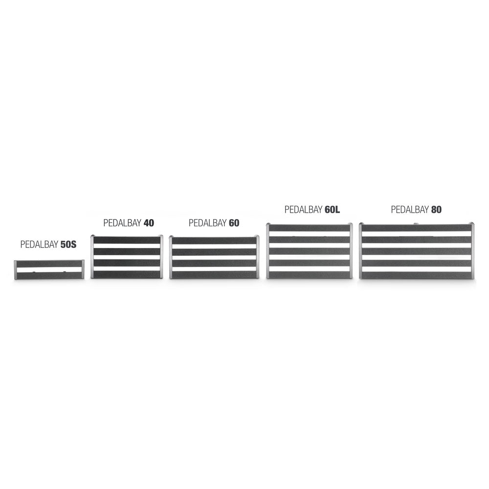 Palmer PEDALBAY® 40 - Lightweight pedalboard with variable configuration with protective softcase, 45 cm