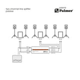Palmer RIVER peene - Passive 2-channel line splitter