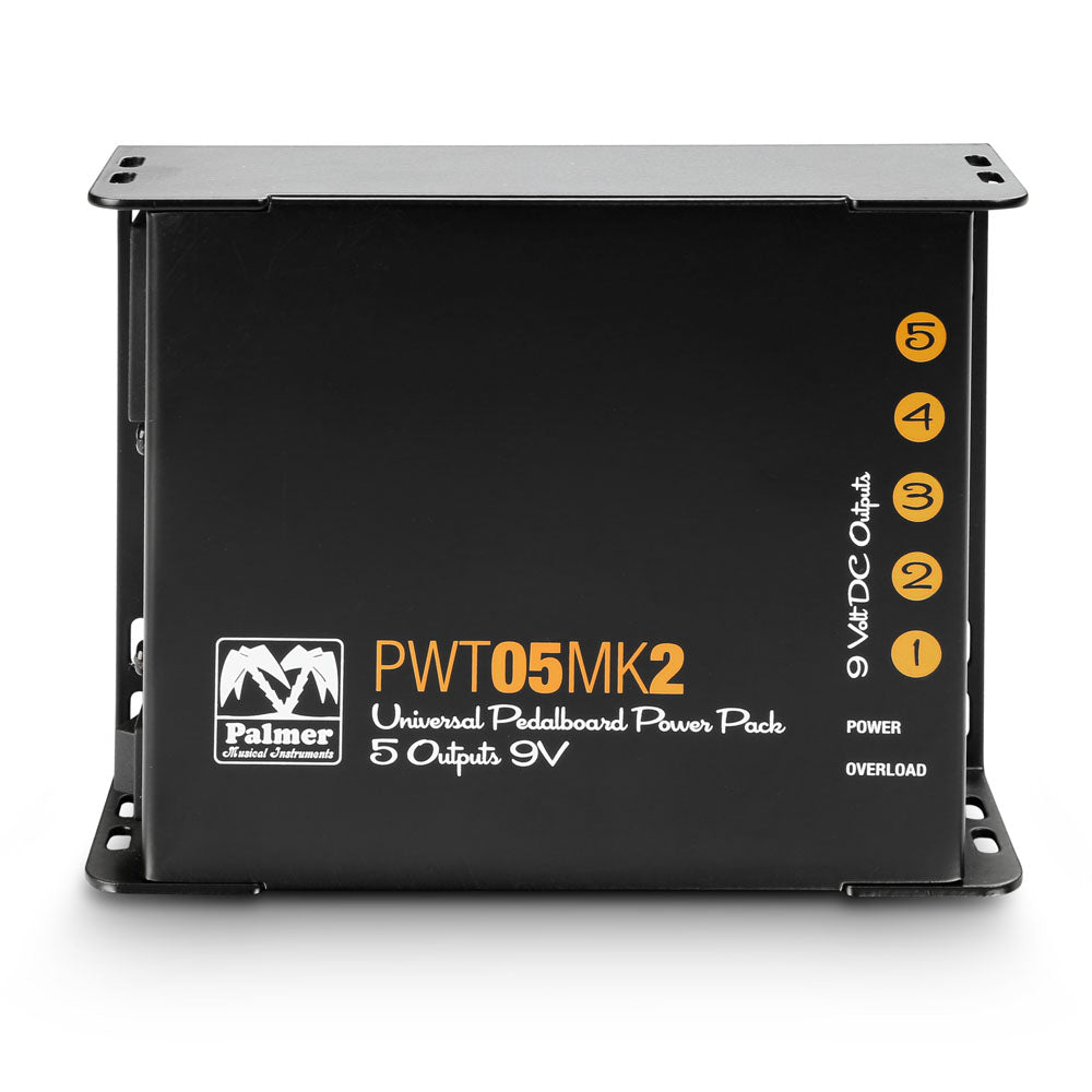 Palmer PWT 05 MK 2 – Universal 9V power supply for pedalboard with 5 outputs