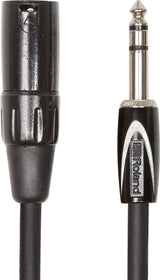 Roland Signal Cable XLR Male to 6.3 mm Jack Stereo (1.5m)