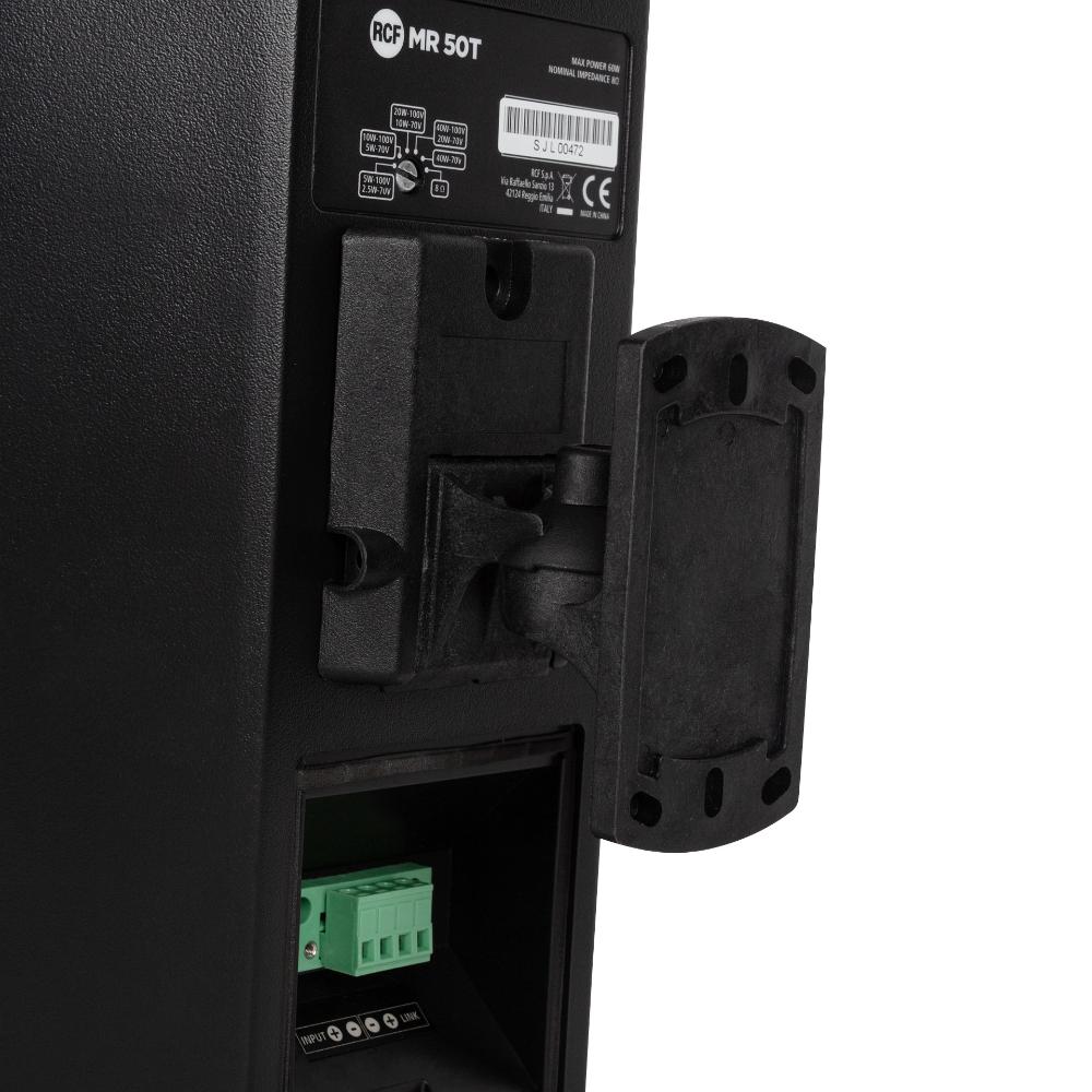 RCF væghøjttaler 2-vejs 5" sæt (2 styk) 60W 100 V IP55, Sort