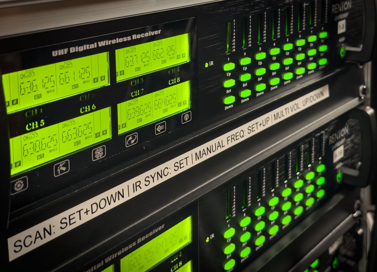 Renton Rack Wireless System (20 Headsets)