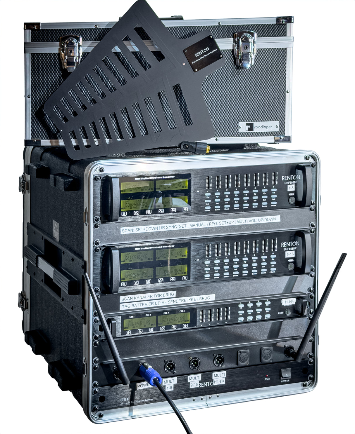 Renton Rack Wireless Combo System (8 Handheld + 8 Headset)