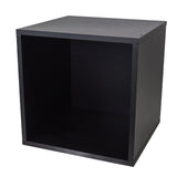 Studio 57 - Storage Shelf for Vinyl Records (36.5 x 36.5 cm, Black)