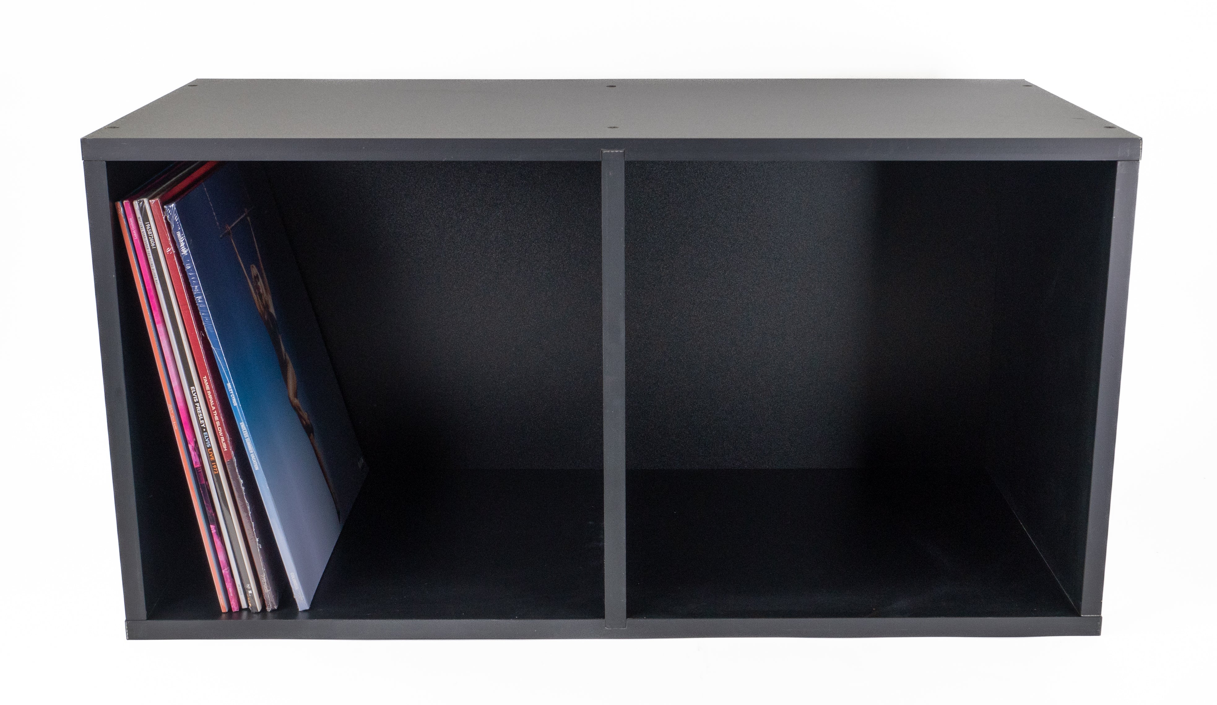 Studio 57 Storage Shelf for Vinyl Records (71.5 x 36.5 cm, Black)