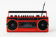 Studio 57 Cassette Player with FM & Bluetooth, Red