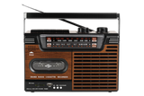 Studio 57 Cassette Player with FM & Bluetooth, Brown + Cassette Tape