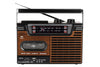Studio 57 Cassette Player with FM & Bluetooth, Brown