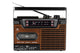 Studio 57 Cassette Player with FM & Bluetooth, Brown