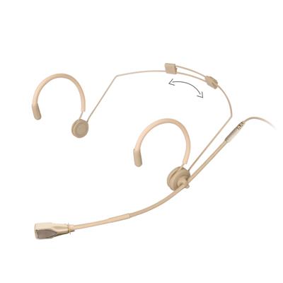 ScanMic headset mikrofon Cardoid til Sennheiser, Beige