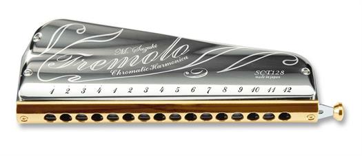Suzuki SCT-128C Tremolo chromatic Harmonicas.