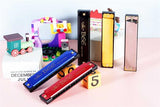 16-hole harmonica for children in black