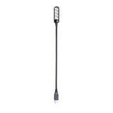 Adam Hall Stands SLED 1 ULTRA USB C - Gooseneck lamp, USB plug, 4 COB LEDs and optional colours
