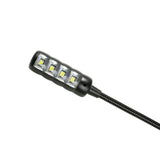 Adam Hall Stands SLED 1 ULTRA XLR 3 - 3-pin XLR gooseneck lamp with 4 COB LEDs