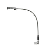 Adam Hall Stands SLED 1 ULTRA XLR 4 A - Angled 4-pin XLR gooseneck lamp with 4 COB LEDs