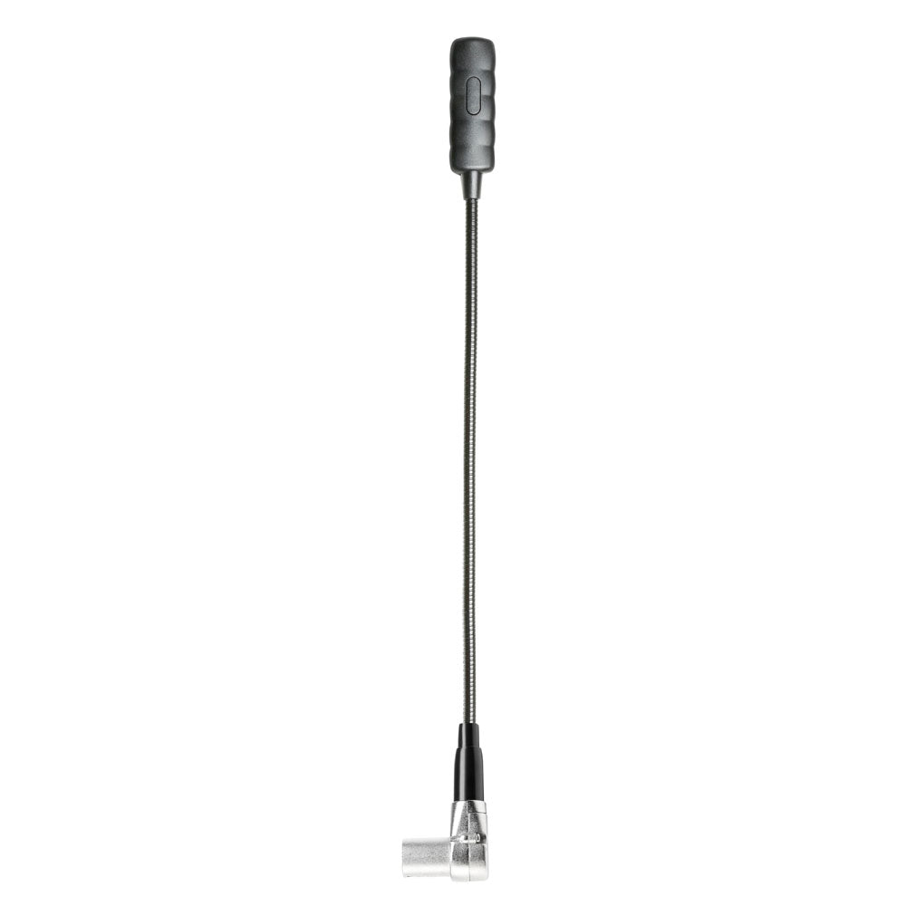 Adam Hall Stands SLED 1 ULTRA XLR 4 A - Angled 4-pin XLR gooseneck lamp with 4 COB LEDs