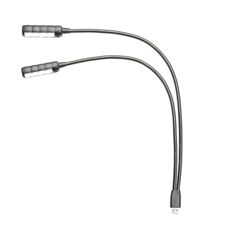 Adam Hall Stands SLED 2 ULTRA USB - LED lamp with dual gooseneck and USB plug