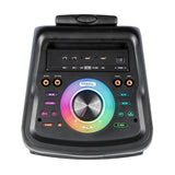 IBIZA Party Speaker with Lights and Karaoke Function