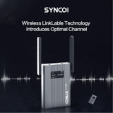 Synco trådløst mikrofonsæt 1 TX / 1 RX UHF 525 MHz-539.7 MHz