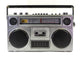 Studio 57 - Boombox w. Bluetooth (Silver)