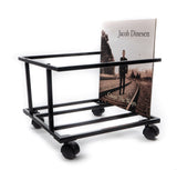 Studio 57 - Vinyl Record Holder on Wheels (Black)