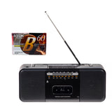 Studio 57 - Cassette Player with FM & Bluetooth, Black (Copy)