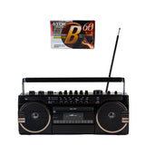 Studio 57 - Cassette Player with FM & Bluetooth, Black (Copy)