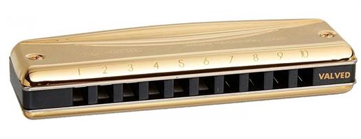 Suzuki Promaster MR-350GV Gold Valved Harmonicas in key: A
