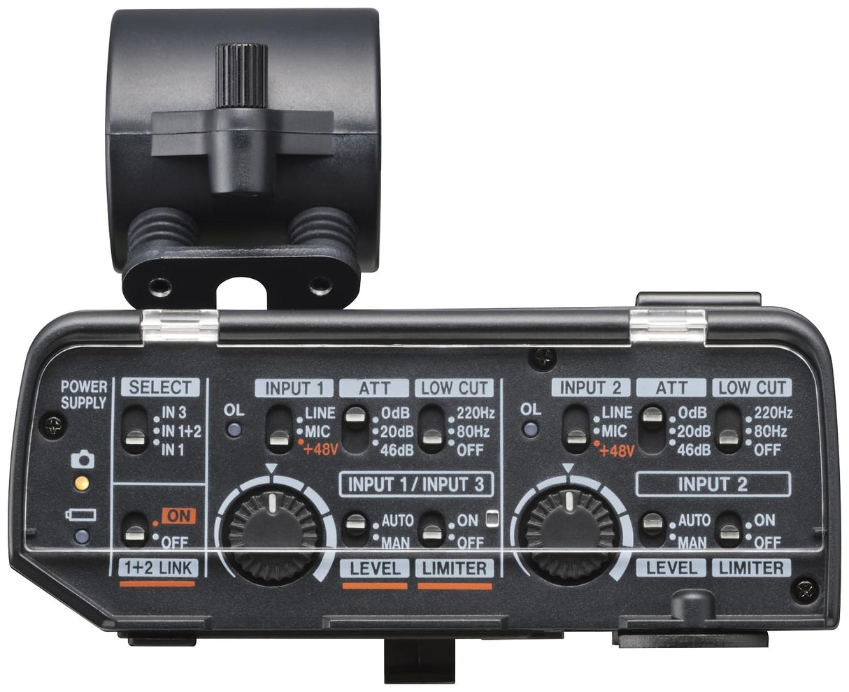 Tascam CA-XLR2D mikrofonadapter til kamera, Analog input