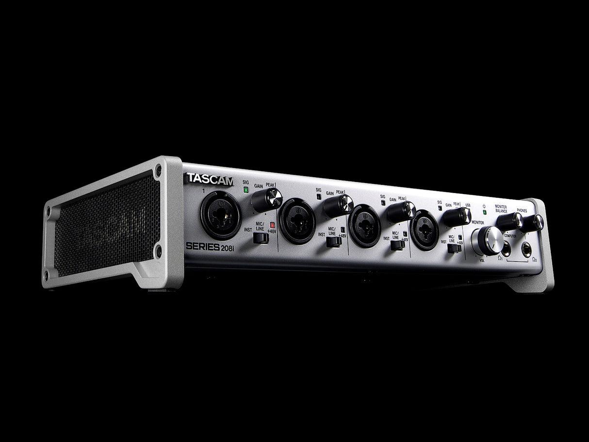 Tascam Series 208i USB audio/Midi interface m/ DSP mixer 20in/8out