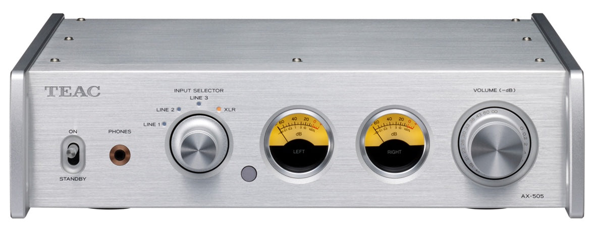 TEAC AX-505-S Stereo Amplifier, Silver