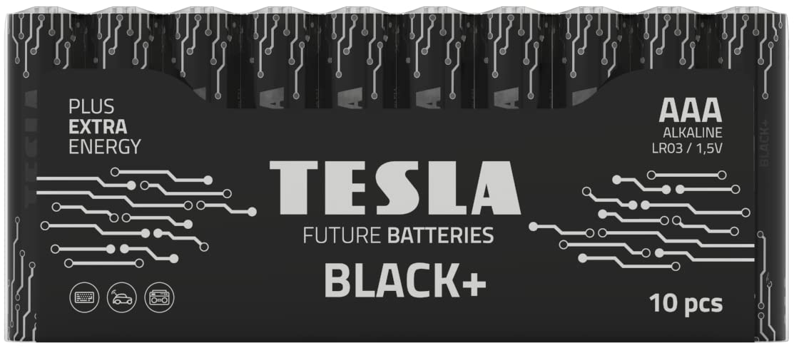 Tesla Black+ AAA Batteries (10 pcs)
