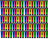 UV face and body paint for 100 people