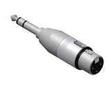 Adapter XLR hun > Jack stereo han