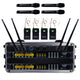 Renton Rack Wireless Combo System (4 Handheld + 4 Headsets)