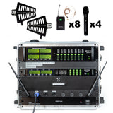 Renton Rack Wireless Combo System (4 Handheld + 8 Headset)