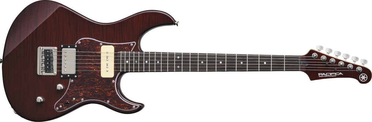 Yamaha Pacifica Electric Guitar GPA611H Flame Maple Electric Guitar (Root Beer)