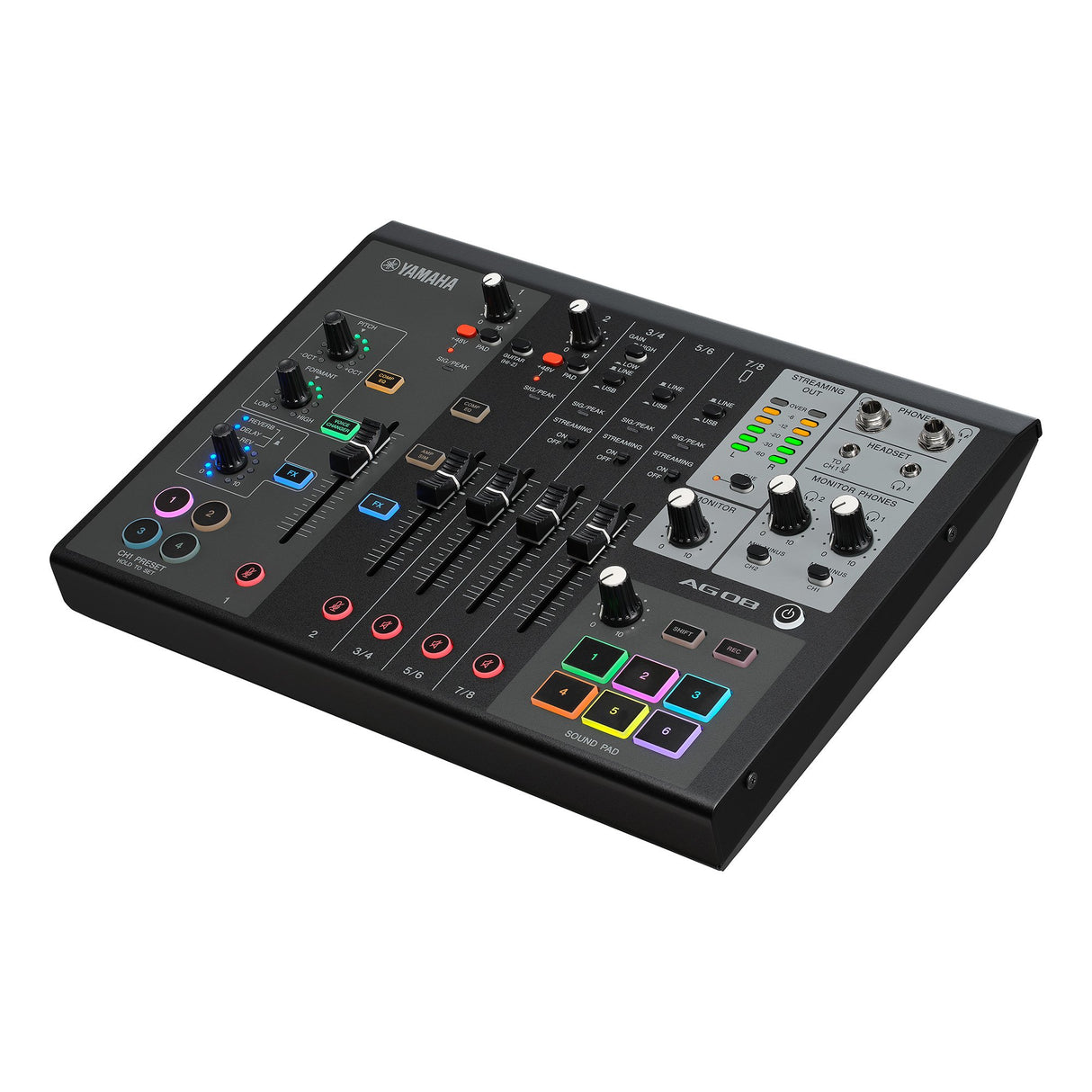Yamaha AG08 - Live Streaming Mixer (Black)