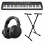 Yamaha PSR-F52 Keyboards (Black) Bundle