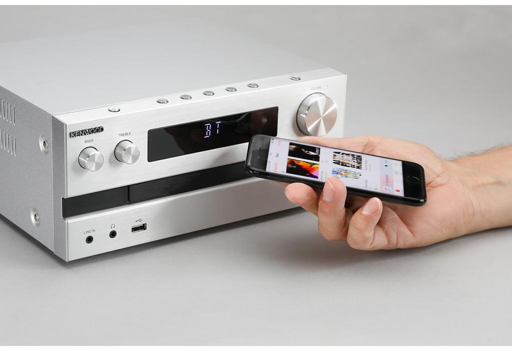 Kenwood M-918DAB - Mini system with Bluetooth and DAB, Silver