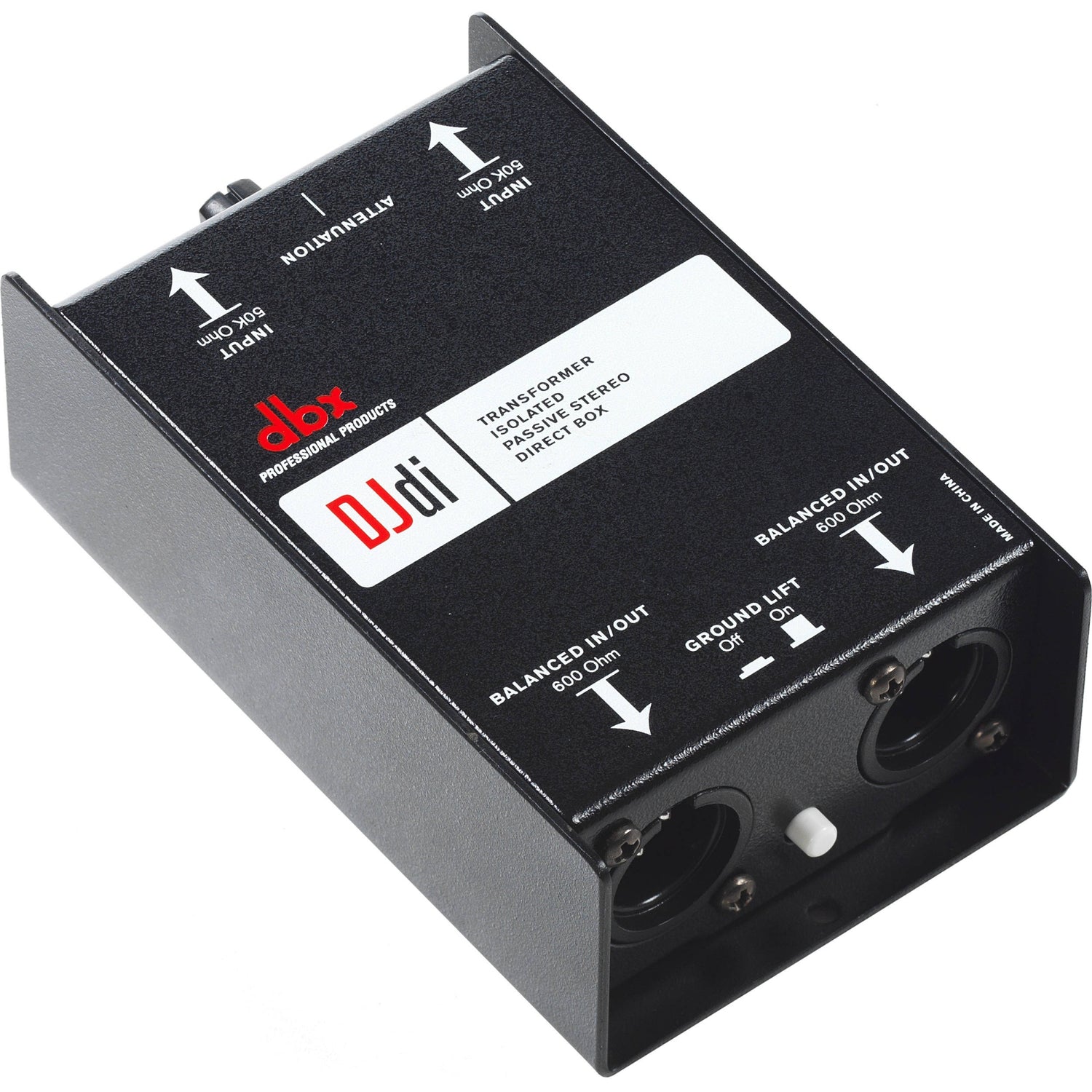 dbx DJDI 2-channel passive DI box