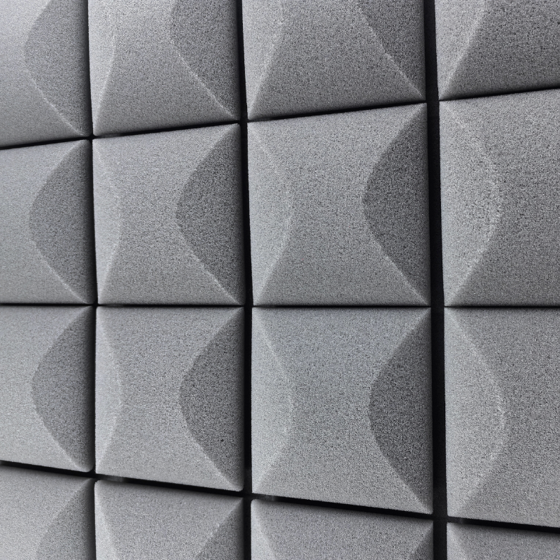 DNA AM5 GY Akustikpaneler 6 stk Grå Selvklæbende