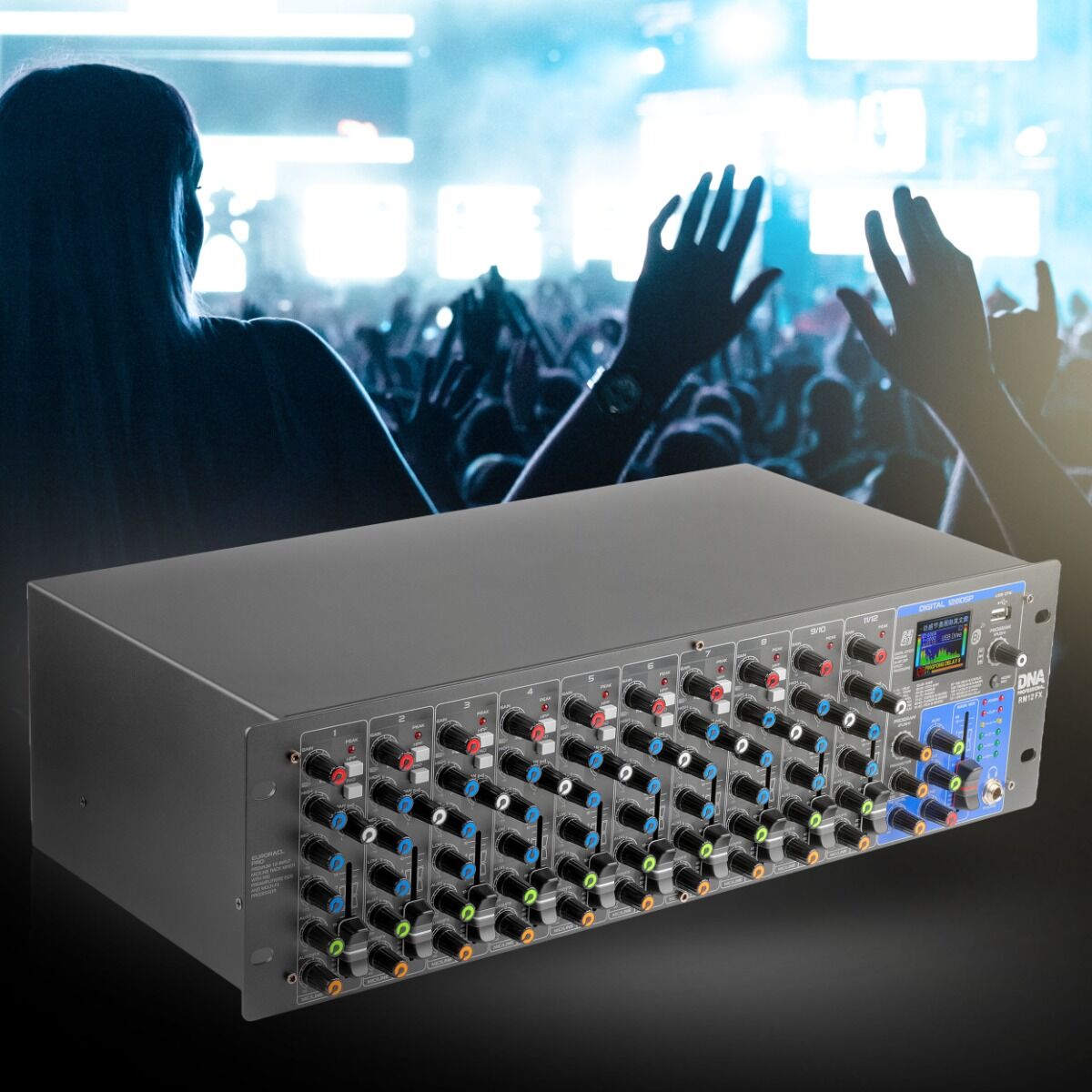 DNA RM12FX Rack mixer with Bluetooth