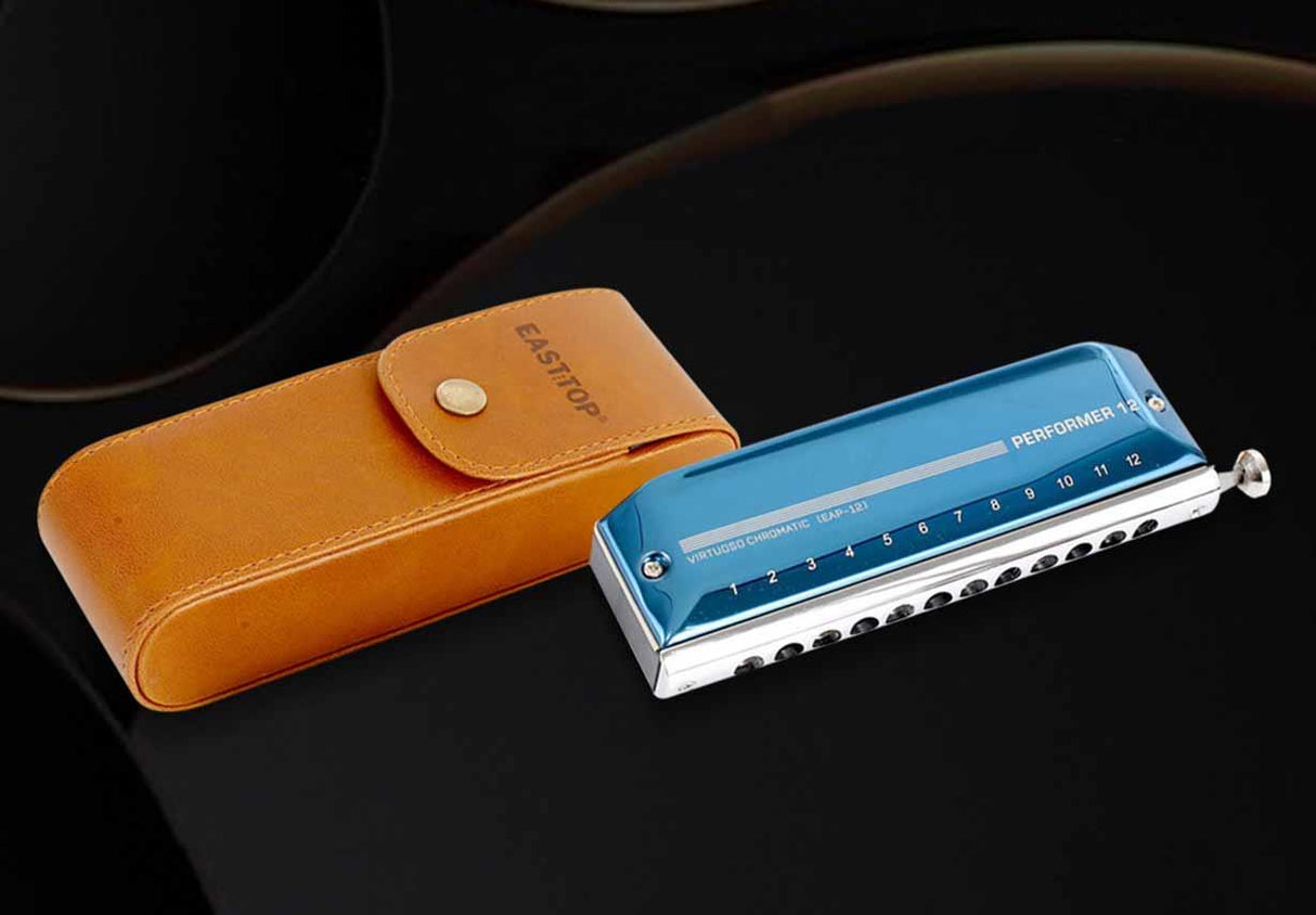 Easttop EAP-12 12-huls KRomatisk Mundharmonika (C)