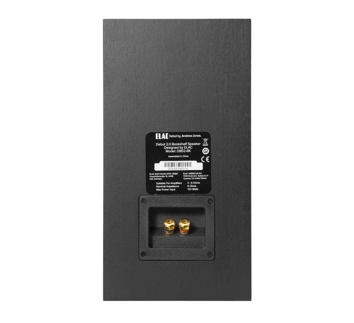 Elac Debut B5.2 Bookshelf Speaker Set (Black)