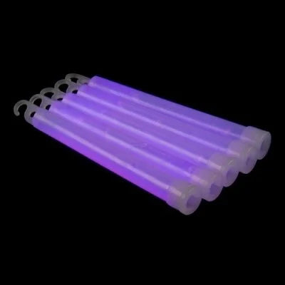 25 pcs. Glowsticks 6'' with string (Purple)