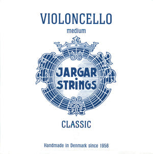Jargar strings for Violins - D Steel (Medium)