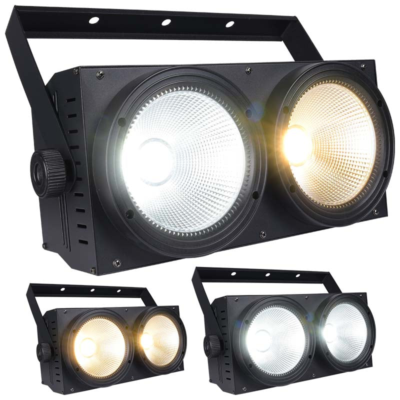 LIGHT4ME BLINDER LED 2x100W stage lighting effect light strobe