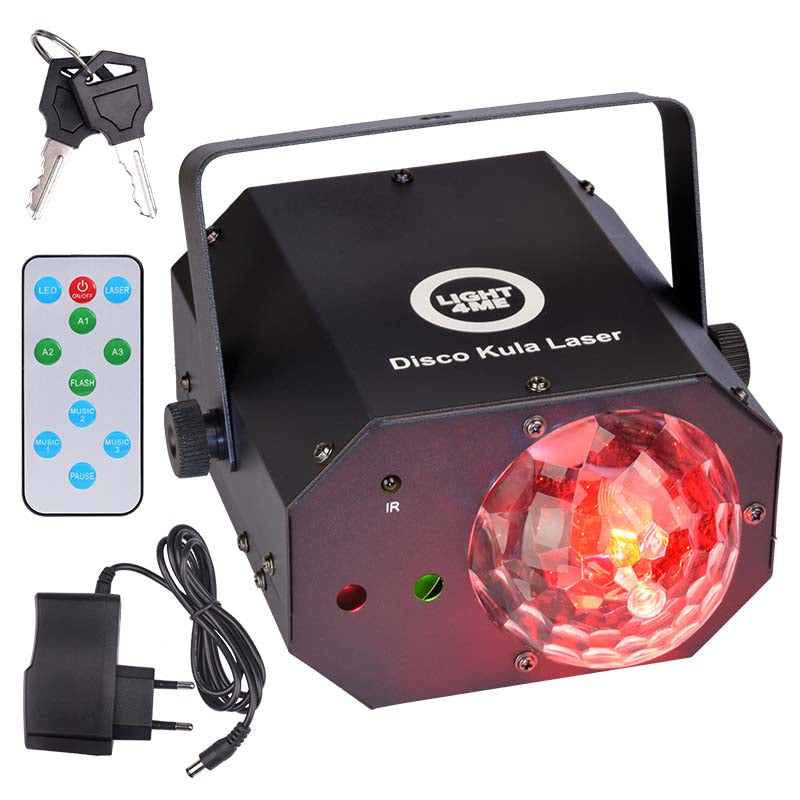 LIGHT4ME DISCO BALL LASER light multi-effect LED