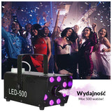 LIGHT4ME FOG 500 LED røgtågemaskine med fjernbetjening